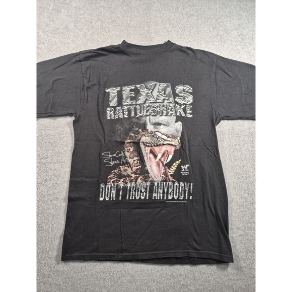 Vintage Stone Cold Steve Austin Don't Trust Anybody Tshirt Wwf 1999 Large